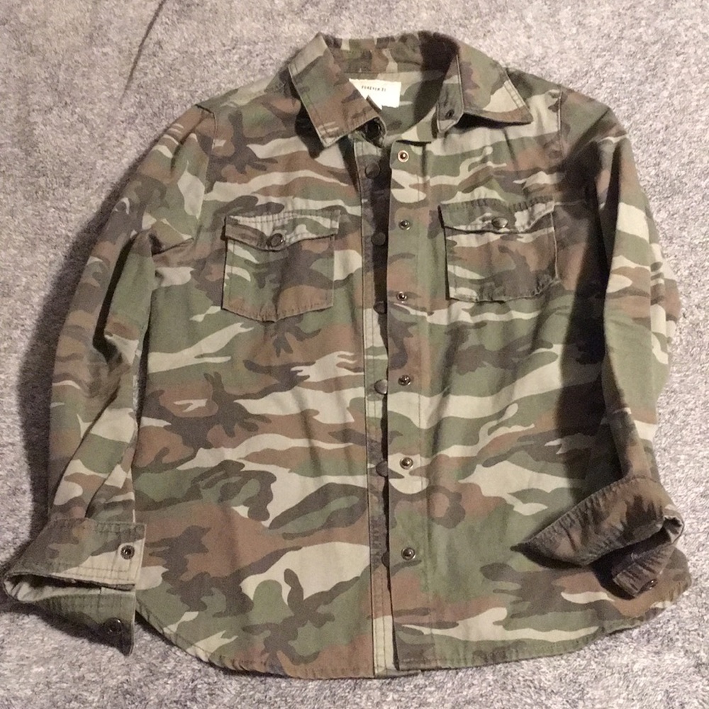 Forever 21 Camouflage shirt/jacket